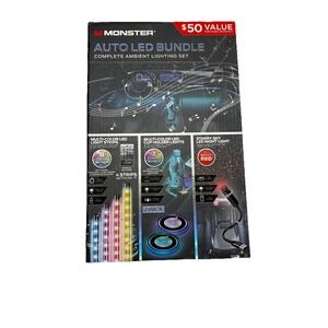 Car Atmosphere‎ Interior LED Light Strips W/ Remote Sound Activated Starry Sky